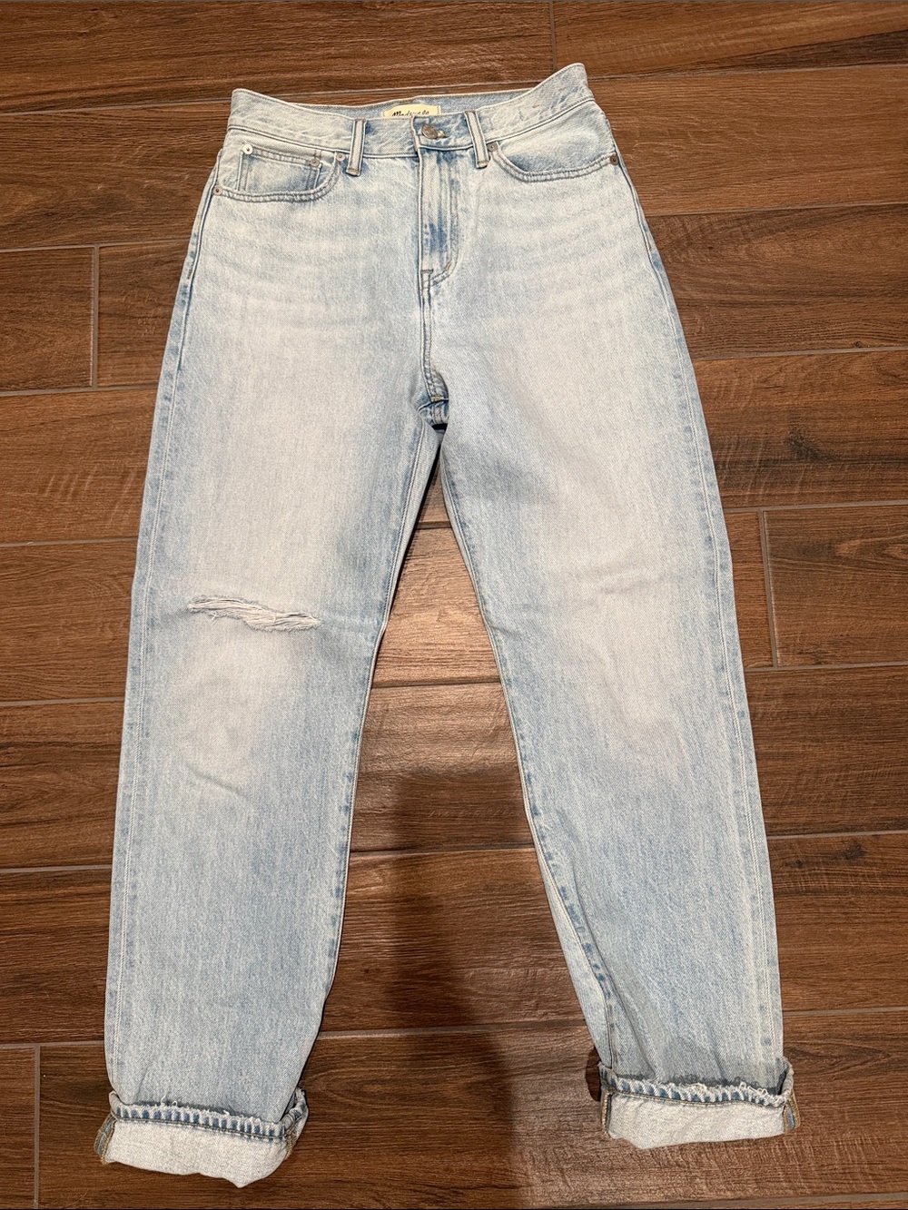 Madewell ‘90 Straight Light Wash Women's Relaxed Jeans